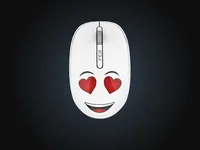INCA Wrls Maus 1200DPI3Tasten2.4GHzUSB-A WEENY Emoji ws
