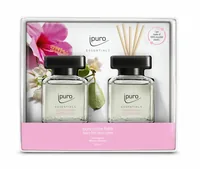 ipuro Duftstäbchen Flower Bowl 2 x 50 ml Set 100 ml - Volumen: 100 ml - Duft: Bergamotte - Amber - Orange - Zedernholz - Mandarine - Veilchen - Kardamom - Jasmin - Maiglöckchen - Moschus