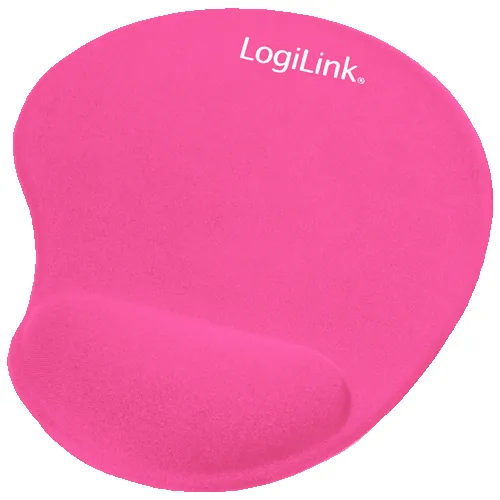 Logilink Mauspad Silcon Wrist pink