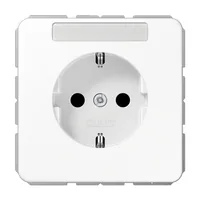 Jung CD1520NAWW SCHUKO Steckdose mit Schriftf.