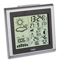 TFA-Dostmann 35.1145.54 digital weather station Silver LCD Battery