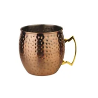 Paderno Cocktailbecher Moscow Mule 500 ml, 1 Stück, Kupfer - Material: Edelstahl - Höhe: 5 cm - 9.7 cm - Volumen: 500 ml - Glas Typ: Cocktailbecher - Verpackungseinheit: 1 Stück - Detailfarbe: Kupfer