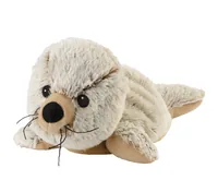 Warmies Wärmekissen Robbe mit Lavendel-Füllung 31 cm - Produktkategorie: Sonstiges - Material: Plüsch - Detailfarbe: Beige - Hellgrau