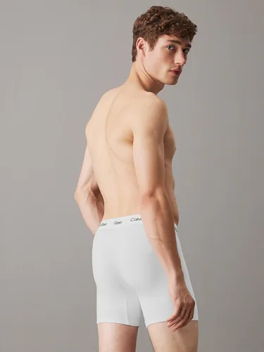 Calvin Klein Wäsche Unterhosen Boxer Brief 3Pk Grau/Schwarz/Weiss, M - Zielgruppe: Herren - Zertifikate: Keine Zertifizierung - Trocknergeeignet: Ja - Waschbar bei: 30 °C - Grösse: M - Eigenschaften: Keine Eigenschaft
