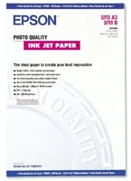 Epson Druckerpapier A3 Weiss 100 Stück - Geeignet für Drucker: Inkjet - Grammatur: 105 g/m² - Papiertyp: Spezialpapier - Materialeigenschaften: Matt - Papierformat: A3 - Weissgrad in CIE: 0