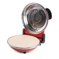 Domo Pizzaofen DO9284PZ - Anzahl Personen: 1 - Detailfarbe: Rot - Leistung: 1200 W - Produkttyp: Pizzamaker