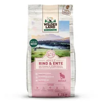 Wildes Land Trockenfutter Adult Rind & Ente m. Gemüse 1.2 kg - Tierbedürfnis: Kein besonderes Bedürfnis - Geschmacksrichtung: Rind - Geflügel - Zertifikate: Keine Zertifizierung - Fleischsorte: Ente - Rind - Futtereigenschaft: Ohne künstliche Zusätze - Gl