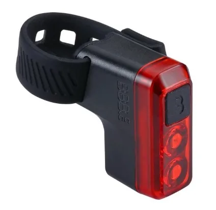 BBB Rücklicht Salute mit Akku / USB - Betriebsart: Akkubetrieb - Lichtfarbe: Rot - Montageart: Gummizug - Leuchten Kategorie: Rücklicht - Lichtstärke: 8 lm - Set: Nein