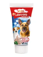 SwissDog Leckerli Lebercrème Premium 75 g - Snackart: Paste - Tierbedürfnis: Kein besonderes Bedürfnis - Geschmacksrichtung: Schwein - Zertifikate: Keine Zertifizierung - Fleischsorte: Schwein - Futtereigenschaft: Keine besondere Futtereigenschaft