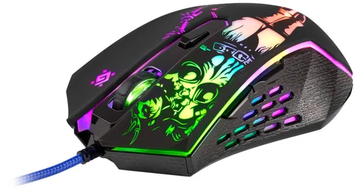 Gaming, optic, wired mouse  DEFENDER GM-933 SIN'SISTER 7200dpi 6P RGB