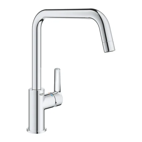 GROHE Küchenarmatur QuickFix Start Hoher Auslauf - Material: Messing - Montage: Standmontage - Anschlussmass: G3/8 - Ausziehbare Brause: Nein - Anzahl Strahlarten: 1 - Farbe: Chrom