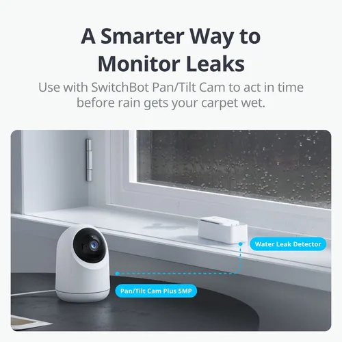 SwitchBot WLAN Wassermelder - mit Sensorkabel