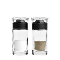 Leonardo Salz- & Pfefferstreuer Cucina Transparent - Materialtyp: Glas - Anwendungszweck: Pfeffer - Salz  - Material: Glas - Detailfarbe: Transparent - Set: Ja