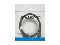 LANBERG CEE 77->CEE 320 C13 Stromkabel 1,8m schwarz