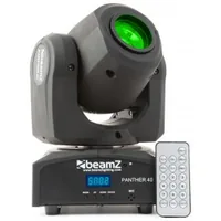 BeamZ Moving Head Panther 40 - Typ: Moving Head - Leuchtmittel: LED - Ausstattung: Farbwechsler - DMX-fähig - Inkl. Fernbedienung - Funktionen: Spot