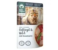 Pure Nature Nassfutter Senior Geflügel&Wild, 85 g - Tierbedürfnis: Kein besonderes Bedürfnis - Geschmacksrichtung: Wild - Geflügel - Zertifikate: Keine Zertifizierung - Fleischsorte: Geflügel - Wild - Packungsgrösse: 85 g - Futtereigenschaft: Getreidefrei