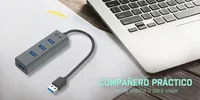 I-TEC USB 3.0 Metal HUB 4 port without power adapter ideal for Notebook Ultrabook Tablet PC supports Win und Mac OS