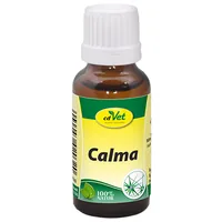cdVet Hunde-Nahrungsergänzung Calma, 20 ml - Nahrungsergänzungstyp: Flüssig - Tierbedürfnis: Beruhigung & Wohlbefinden - Zertifikate: Keine Zertifizierung - Packungsgrösse: 20 ml - Produkttyp: Ergänzungsfutter - Cannabinoide: Keine