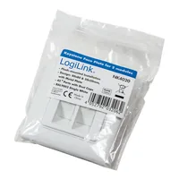 Logilink Dose 2 Module signal weiß Keystone Face Plate