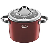 Silit Küchentimer Vitaliano Rot - Materialtyp: Kunststoff - Funktionen: Alarm - Material: Kunststoff - Detailfarbe: Rot - Displaytyp: Analog