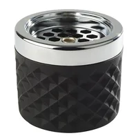 APS-Germany 00582 ashtray Round Glass, Metal