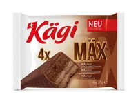 Kägi fret Kägi Mäx 4 x 37 g - Produkttyp: Milch - Nährwertangabe pro: 100 g - Energiegehalt (in kj): 2364 KJ - Energiegehalt (in kcal): 568 Kcal - Fett: 37 g - Gesättigte Fettsäuren: 25 g
