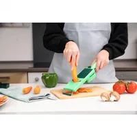 Genius A34267 manual food chopper Green, Transparent