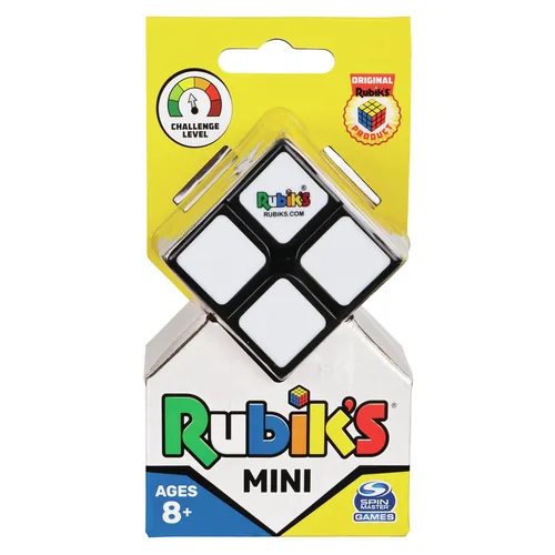 Rubik’s Cube, The Official 2x2 Cube, Mini Problem-Solving Brain Teaser, Classic Color-Matching Puzzle, Fidget Toy, Sensory Puzzle for Adults, Teens, Kids, for Ages 8 & Up