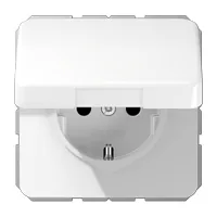 Jung CD1520BFKLWW SCHUKO Steckdose m.Klappd. 16A 250V CD alpin