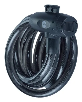 Yale YCK0/12/200/2 bike lock Black 2000 mm Cable lock