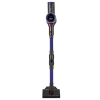 Adler AD 7061 stick vacuum/electric broom Upright vacuum Battery Dry EPA, HEPA Bagless 0.8 L 200 W Grey, Blue 2.2 Ah
