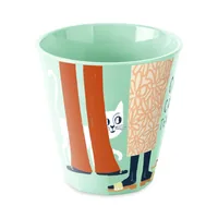 Koziol Trinkbecher Nora M Purrs Content 300 ml, 1 Stück, Mehrfarbig - Glas Typ: Trinkbecher - Material: Biozirkulärer Kunststoff - Detailfarbe: Mehrfarbig - Höhe: 8.9 cm - Volumen: 300 ml