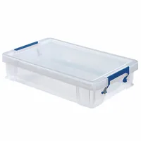 Fellowes Aufbewahrungsbox ProStore 5.5 l 1 Stück - Produkttyp: Aufbewahrungsbox - Detailfarbe: Transparent - Breite: 39.5 cm - Höhe: 9 cm - Tiefe: 25.5 cm - Volumen: 5.5 l