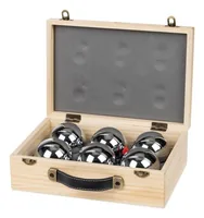 KOOR Boule 6er-Set - Detailfarbe: Silber - Braun - Eigenschaften: Keine Eigenschaft - Zertifikate: FSC - Altersempfehlung ab: 6 Jahren