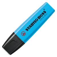 STABILO Textmarker Boss Original Blau - Set: Ja - Verpackungseinheit: 1 Stück - Eigenschaft-Stift: Tinte auf Wasserbasis - Marker-Art: Leuchtmarker