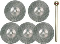 Proxxon Polierbürste 22 mm Edelstahl, radformörmig, 5 Teile - Zubehörtyp: Polieren - Set: Nein