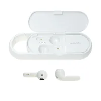 4smarts True Wireless In-Ear-Kopfhörer Eara Twin Weiss - Detailfarbe: Weiss - Kopfhörer Ausstattung: Anruf-Management - Ladeschale/Ladebox - Verbindungsmöglichkeiten: Bluetooth - Aktive Geräuschunterdrückung: Nein - Einsatzbereich: Lifestyle - Kopfhörer T