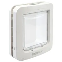 SureFlap Freilauftür XXL mit Mikrochip-Erkennung - Material: Kunststoff - Detailfarbe: Weiss - Tierart: Katze - Produkttyp: Freilauftüren