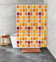 Kleine Wolke Duschvorhang Sonny 180 x 200 cm, Gelb - Produkttyp: Duschvorhang - Detailfarbe: Gelb - Breite: 180 cm - Höhe: 200 cm - Detailmaterial: Poly-Ethylen-Vinylacetat (PEVA) - Grundmaterial: Kunststoff