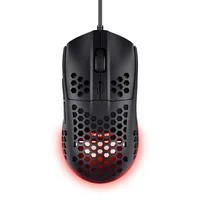 Trust Gaming-Maus GXT928 Helox Schwarz - Bedienungsseite: Rechtshänder - Maus Features: Beleuchtung - Daumentaste - Scrollrad - Umschaltbare DPI-Auflösung - Detailfarbe: Schwarz - Gewicht: 65 g - 82 g - Schnittstelle: USB-A - Maximale Empfindlichkeit: 640