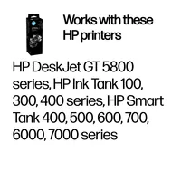 HP GT53XL 135ml Black Original Bottled Ink Crtg for Ink Tank Plus andPremium Series Printers