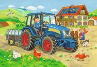 Ravensburger Puzzle Baustelle und Bauernhof - Motiv: Arbeitswelt - Altersempfehlung ab: 3 Jahren - Tiefe: 18 cm - Eigenschaften: Keine Eigenschaft - Zertifikate: Keine Zertifizierung - Breite: 26 cm