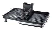GEFU Abtropfgestell Smartline 36 x 30.5 x 18 cm - Tiefe: 30.5 cm - Breite: 36 cm - Detailfarbe: Schwarz - Geschirrhalterung: Tellerhalterung - Besteckhalter - Höhe: 18 cm - Produkttyp: Abtropfgestell