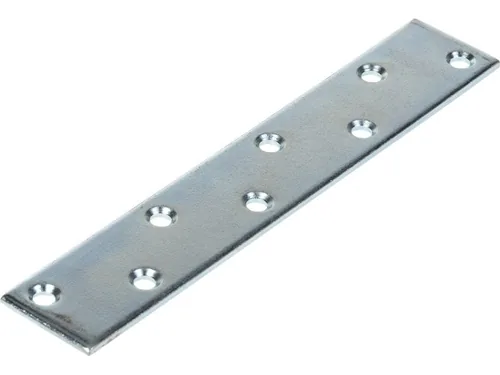 STRUCT Verbindungsplatte 170 x 30 mm - Material: Stahl - Verpackungseinheit: 1 Stück - Oberfläche: verzinkt blau - Produkttyp: Verbinder