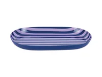 present time Animado Oval Small Classic serving tray Blue