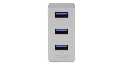 LMP USB-Hub USB-C Tiny Hub Silber - Stromversorgung: USB-C - Anzahl Ports: 3 - Detailfarbe: Silber - USB Standard: 3.0/3.1/3.2 Gen 1 (5 Gbps) - USB Anschluss 2 (Endgerät): USB A - USB Anschluss 1 (Quelle): USB C