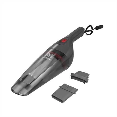 BLACK+DECKER Auto-Handstaubsauger NVB12AVA-XJ - Staubbehältervolumen: 370 ml - Leistung: 9 W - Eingangsspannung: 12 V