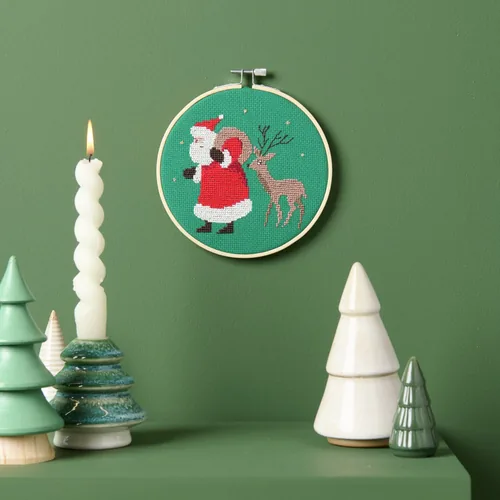 Rico Design Bastelset Stickpackung 15 cm - Produkttyp: Bastelsets - Detailfarbe: Mehrfarbig