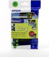 EPSON Premium semi gloss Photo Paper inkjet 251g/m2 100x150mm 50 sheet Pack