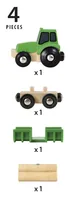 BRIO BRIO World Traktor mit Holz-Anhänger - Kategorie: Fahrzeuge & Anhänger - Altersempfehlung ab: 3 Jahren - Material: Kunststoff - Holz - Eigenschaften: Keine Eigenschaft - Zertifikate: FSC